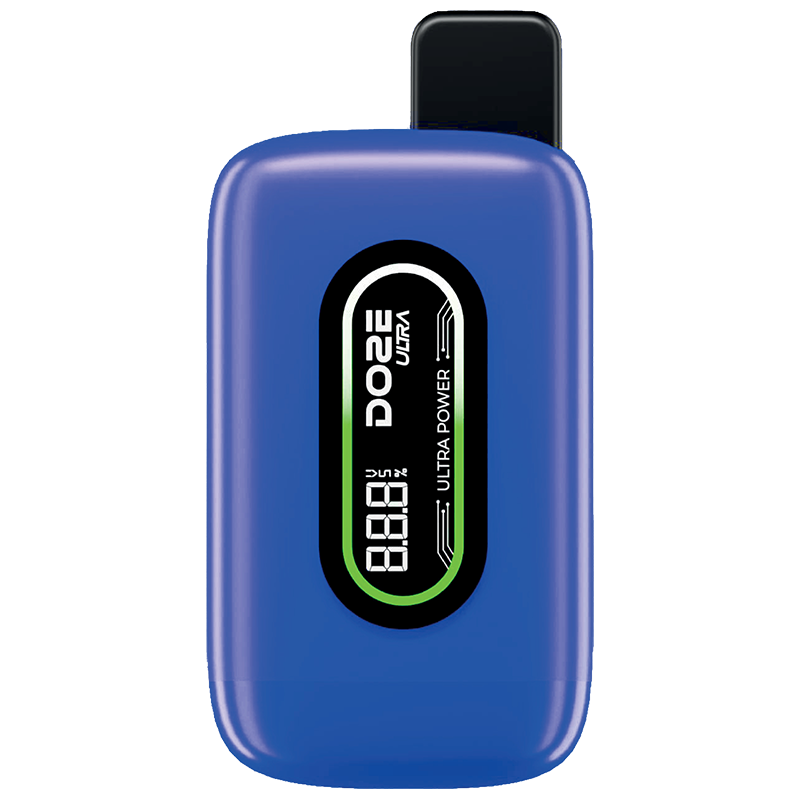 The Doze Box Ultra 510 vape pen, showcasing its sleek stealthy design and LED screen, displaying battery life, power settings, and voltage for ultimate control.