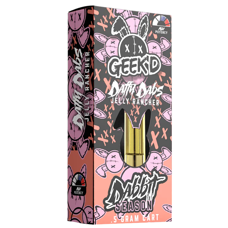 Daffy Dabs Jelly Rancher (Sativa): Image of Daffy Dabs Jelly Rancher, highlighting its sweet and tangy flavor with an energizing and euphoric high (Sativa).