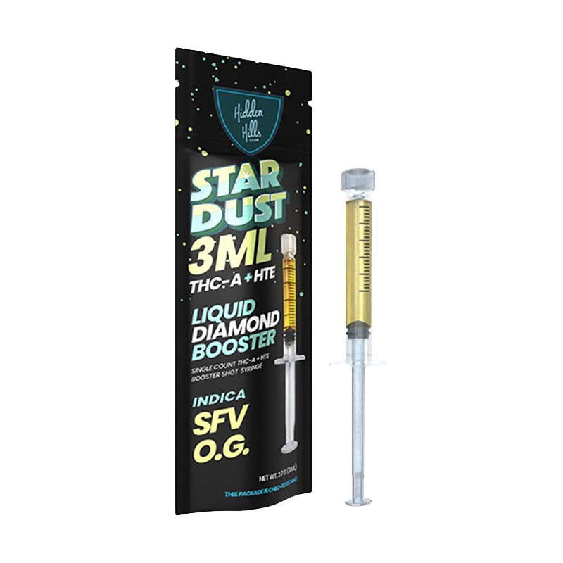 Hidden Hills – THC-A Star Dust Syringe – 3g.