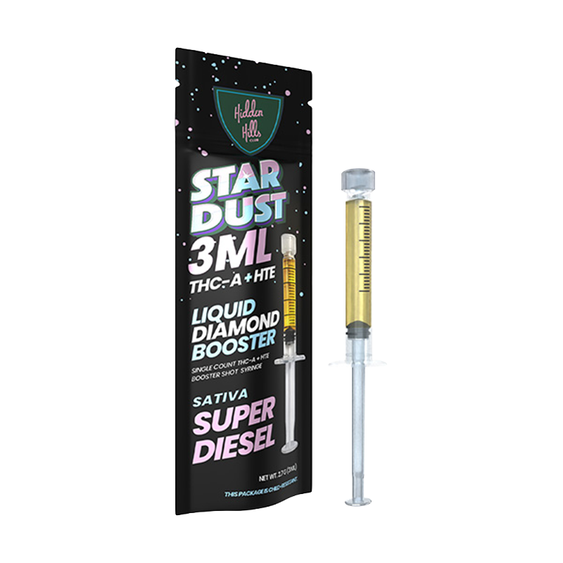 Hidden Hills – THC-A Star Dust Syringe – 3g.