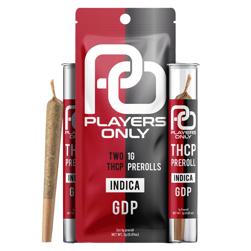 Players Only - 2 x 1 Gram Prerolls - Indica