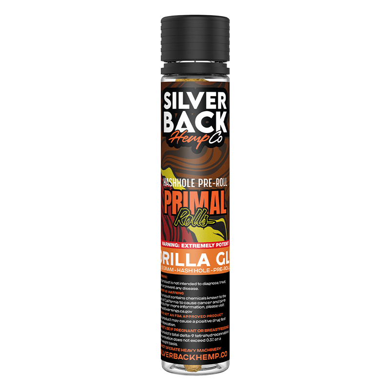 Silverback Hemp Co. - Primal Rolls - Hash Holes - Gorilla Glue