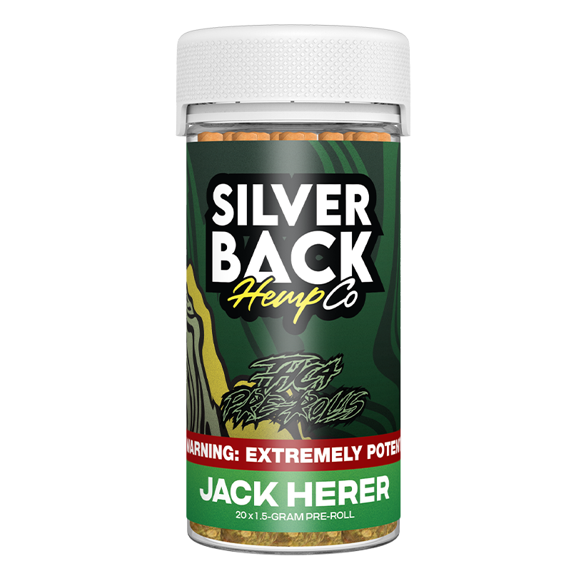 Silverback Hemp Co - THCA - Pre-Rolls (Jumbo Jar) - 20ct - Jack Herer