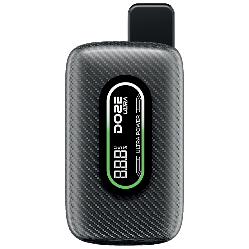 The Doze Box Ultra 510 vape pen, showcasing its sleek stealthy design and LED screen, displaying battery life, power settings, and voltage for ultimate control.