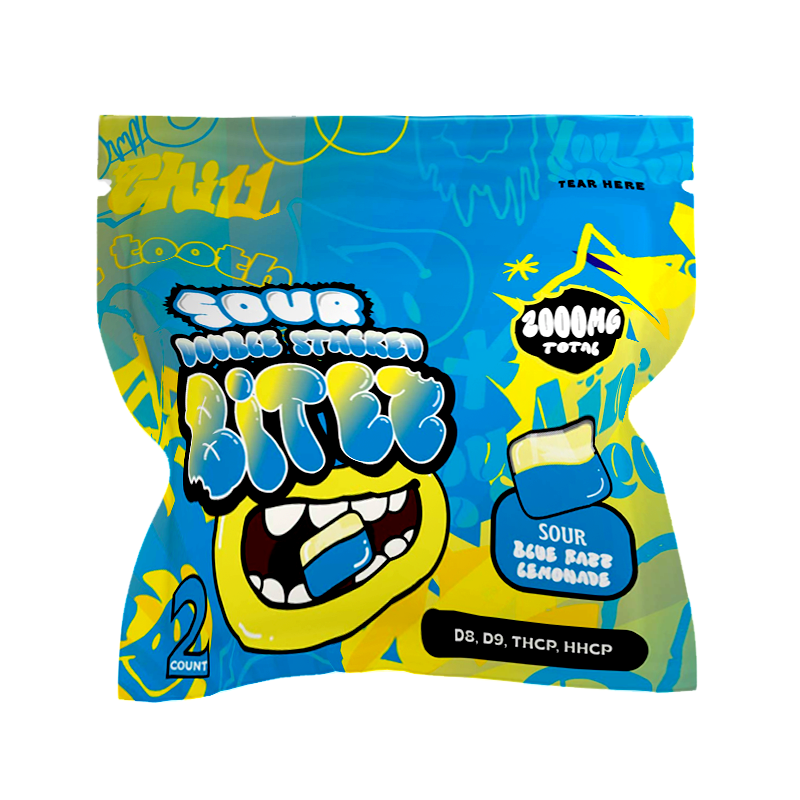 Ocho Extracts x Trip Drip x Sugar - SOUR BITEZ - DELTA 8 + DELTA 9 + THCP + HHCP - Gummies - 2000mg.