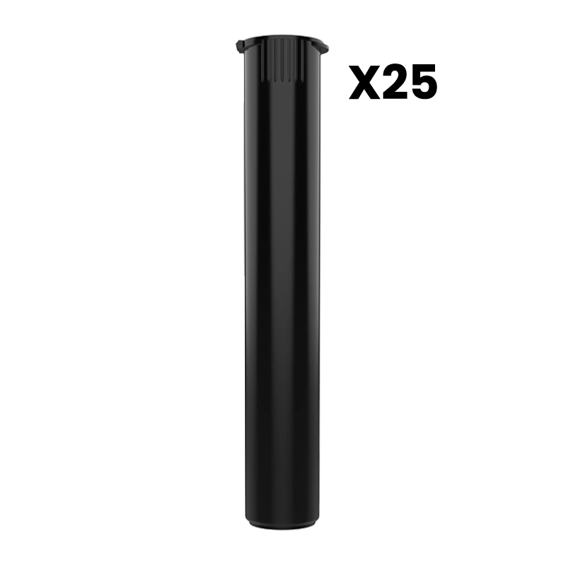 Pop-Top Pre-Roll Tubes – Child Resistant 95mm Black