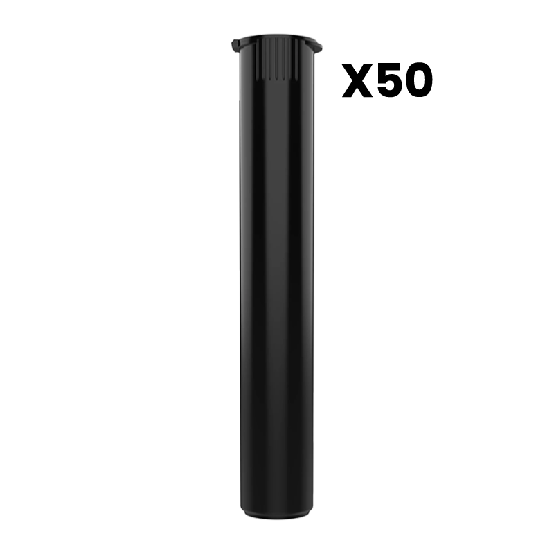 Pop-Top Pre-Roll Tubes – Child Resistant 95mm Black
