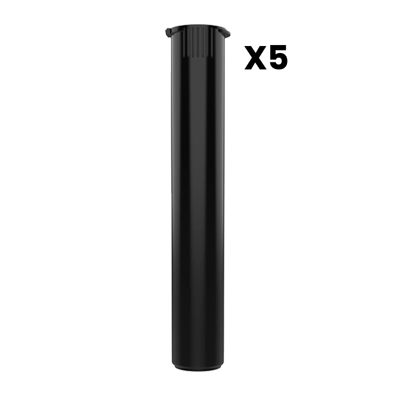 Pop-Top Pre-Roll Tubes – Child Resistant 95mm Black