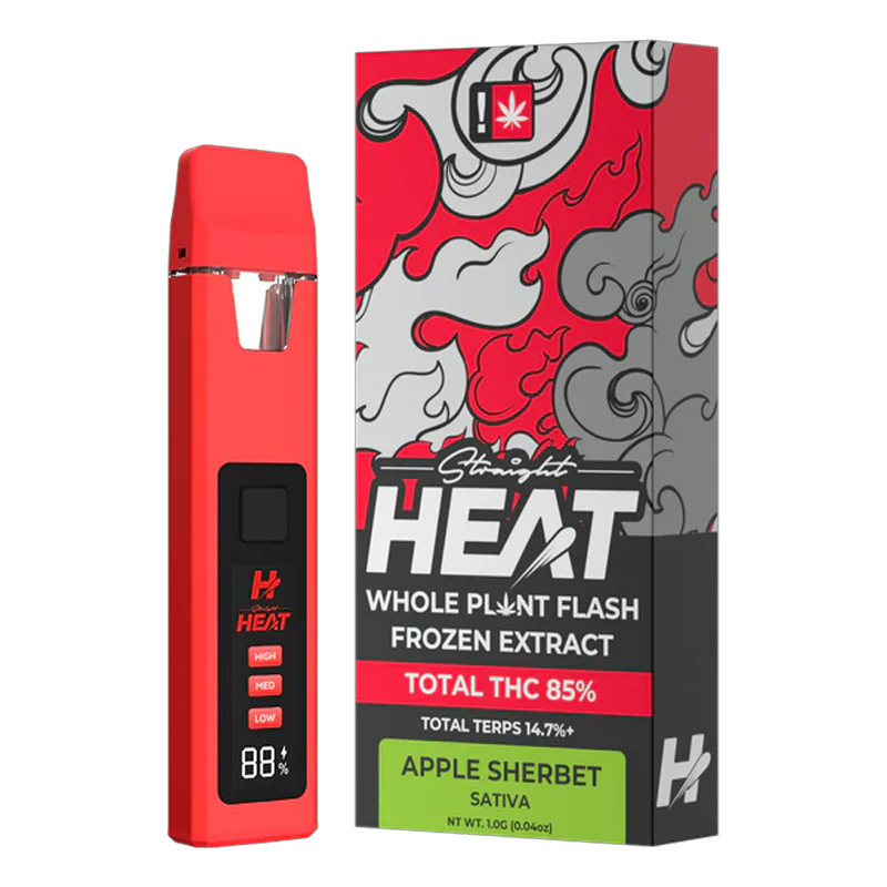 Straight Heat - Flash Frozen Extract Disposable - 1g