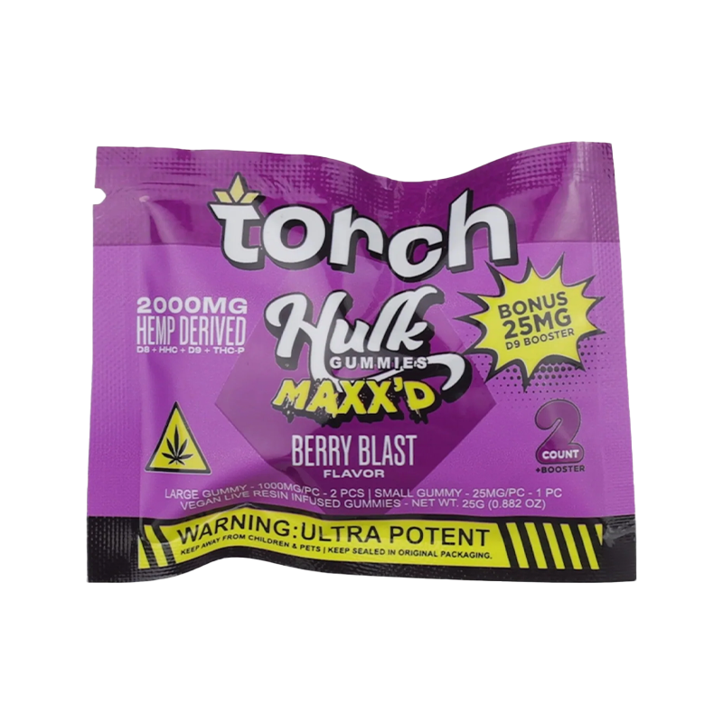 Torch - Hulk MAXX'D - Gummies 2000mg - 2ct