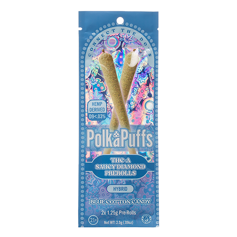 Polka Puff - THCA Saucy Diamond Pre-Rolls - 2.5g