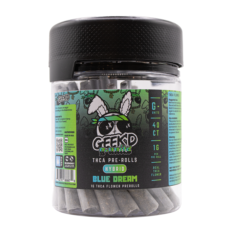 Geek'd Extracts - G-Units THCA Pre-roll - 40ct