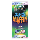 Blueberry Muffin Looper Reserve Disposable – Indica – A rich, dessert-like Indica vape with deep relaxation & full-spectrum potency.