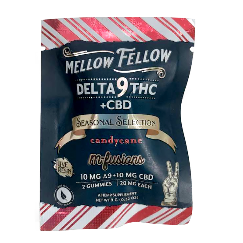 Mellow Fellow - Live Resin Delta 9 + CBD Gummies - 40mg