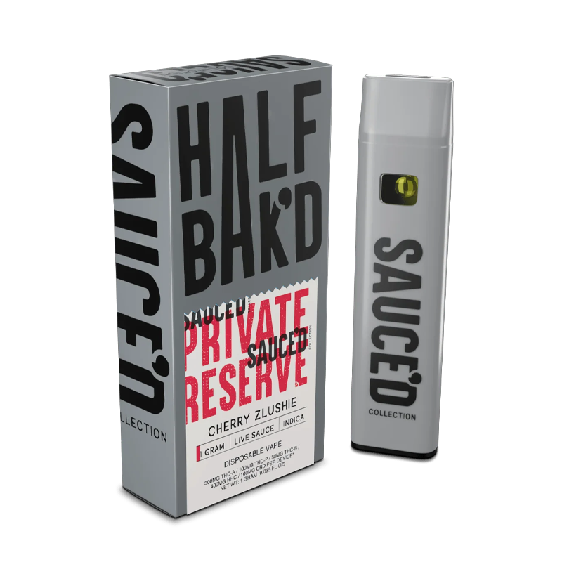 Half Bak'd - Sauce'd Private Reserve Disposable - 1g