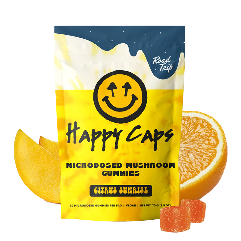 Road Trip x Happy Caps - Microdosed Gummies