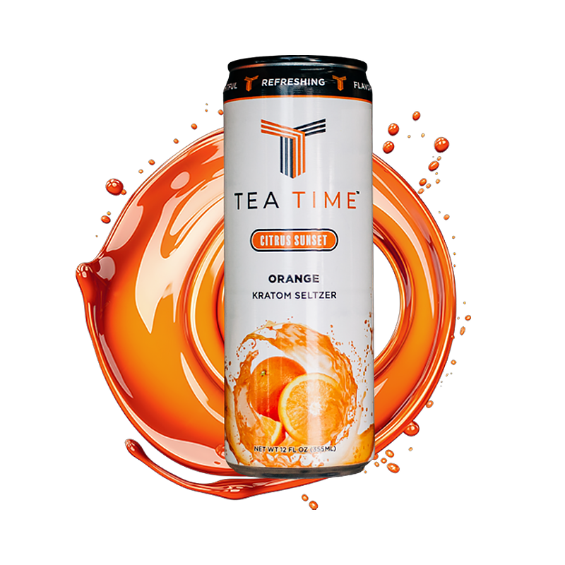 Tea Time - Kratom Seltzer - 12oz
