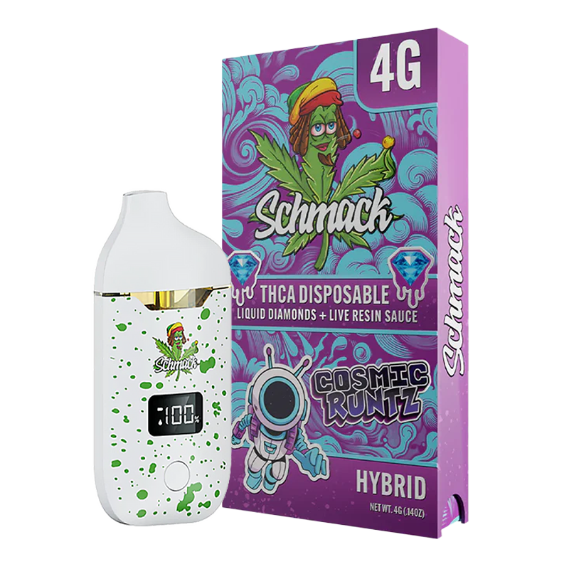 Schmack - THCA Liquid Diamond + Live Resin Disposable - 4g