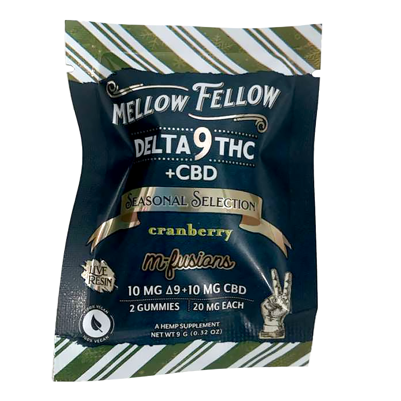 Mellow Fellow - Live Resin Delta 9 + CBD Gummies - 40mg
