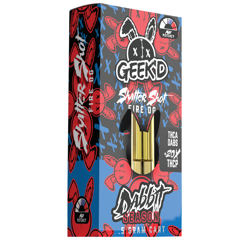 Geek'd - Geek’d Dabbit THCA Dabs + 20x THCP Cartridge - .5g.