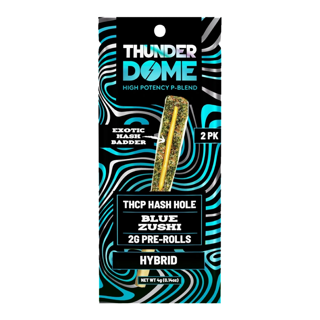 DomeWrecker – Thunderdome THCP Hash Hole Pre-Rolls – 4g (2ct).