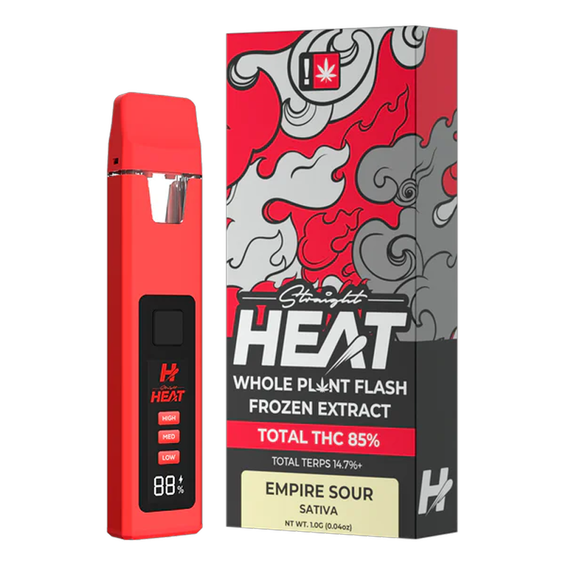 Straight Heat - Flash Frozen Extract Disposable - 1g