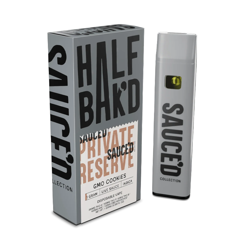 Half Bak'd - Sauce'd Private Reserve Disposable - 1g
