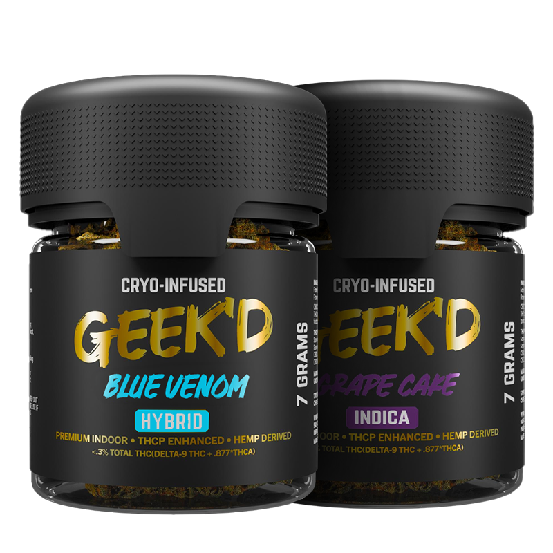 Geek'd Extracts - Cryo Infused THCP Flower - 7g