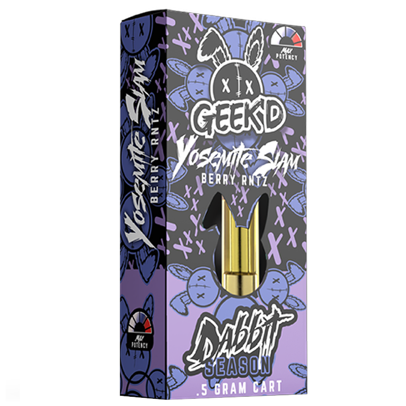 Yosemite Slam Berry Rntz (Hybrid): Image of Yosemite Slam Berry Rntz, showcasing its sweet berry profile and balanced hybrid effects for a relaxing yet euphoric experience.