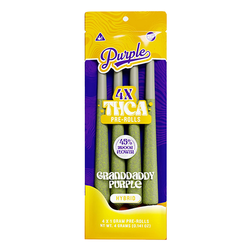Purple - THCA Pre-Rolls - 4x1g
