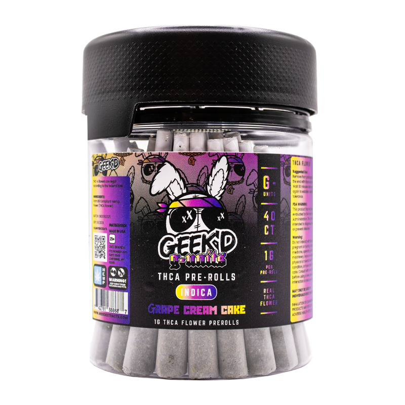 Geek'd Extracts - G-Units THCA Pre-roll - 40ct