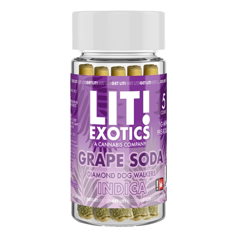 LIT! - Diamond Dog Walkers Pre-Rolls - 1g