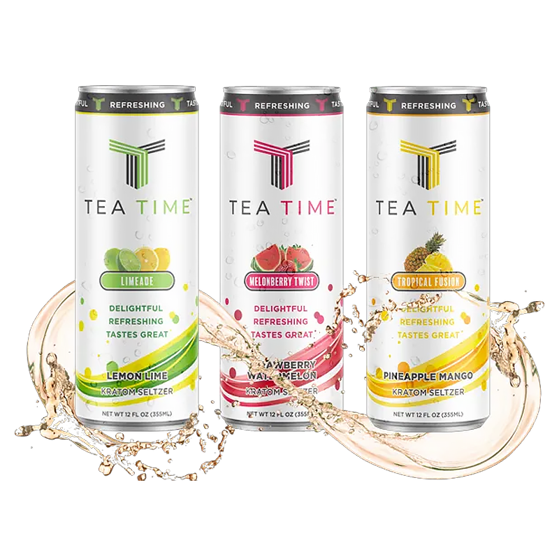 Tea Time - Kratom Seltzer - 12oz