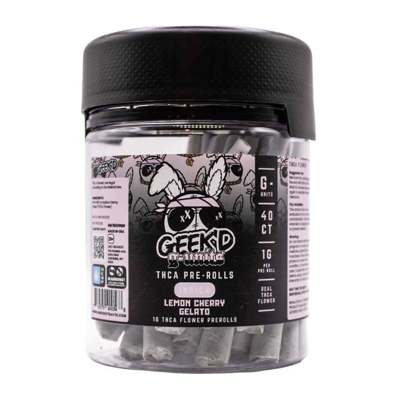 Geek'd Extracts - G-Units THCA Pre-roll - 40ct
