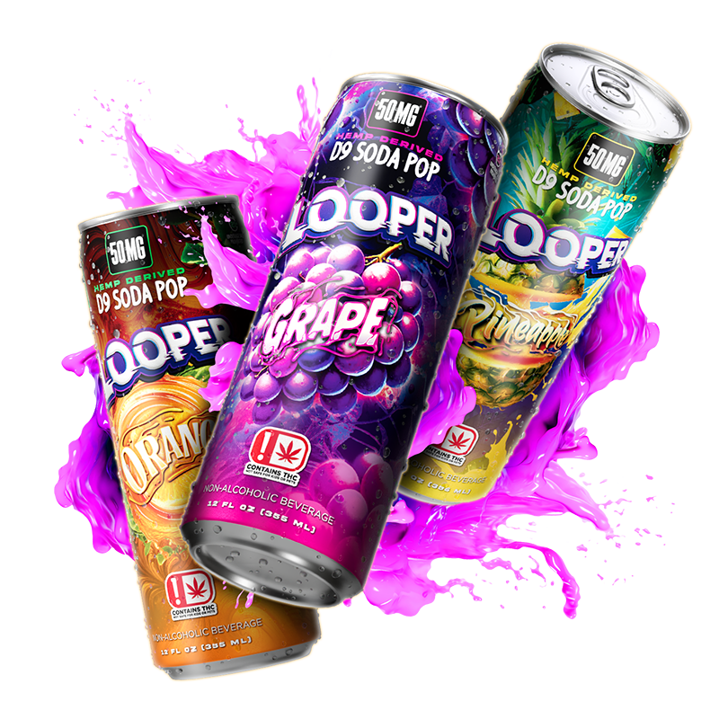 Looper - D9 50mg Soda Pop - 12oz