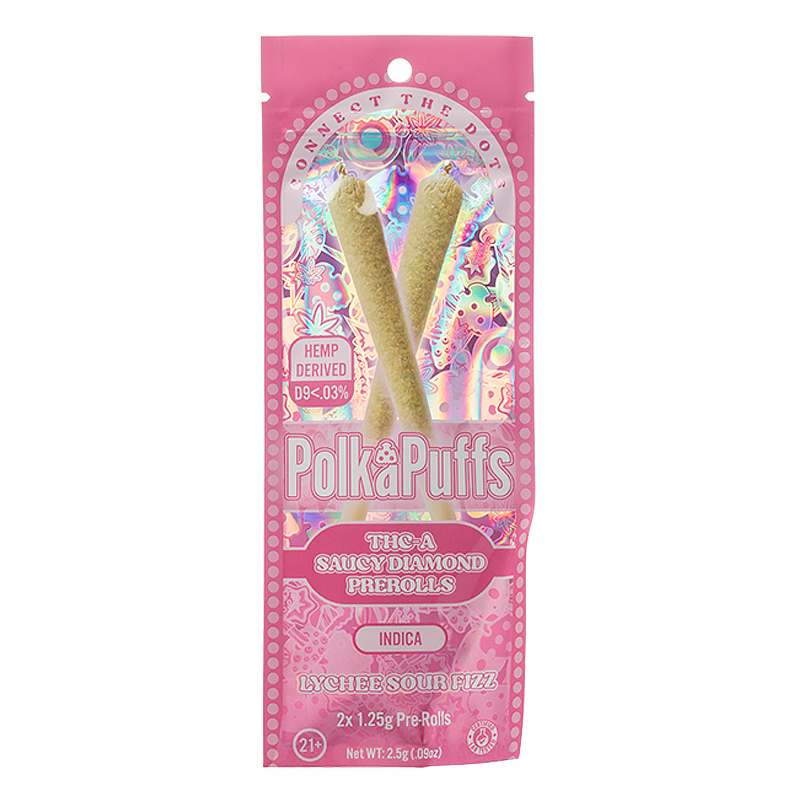 Polka Puff - THCA Saucy Diamond Pre-Rolls - 2.5g