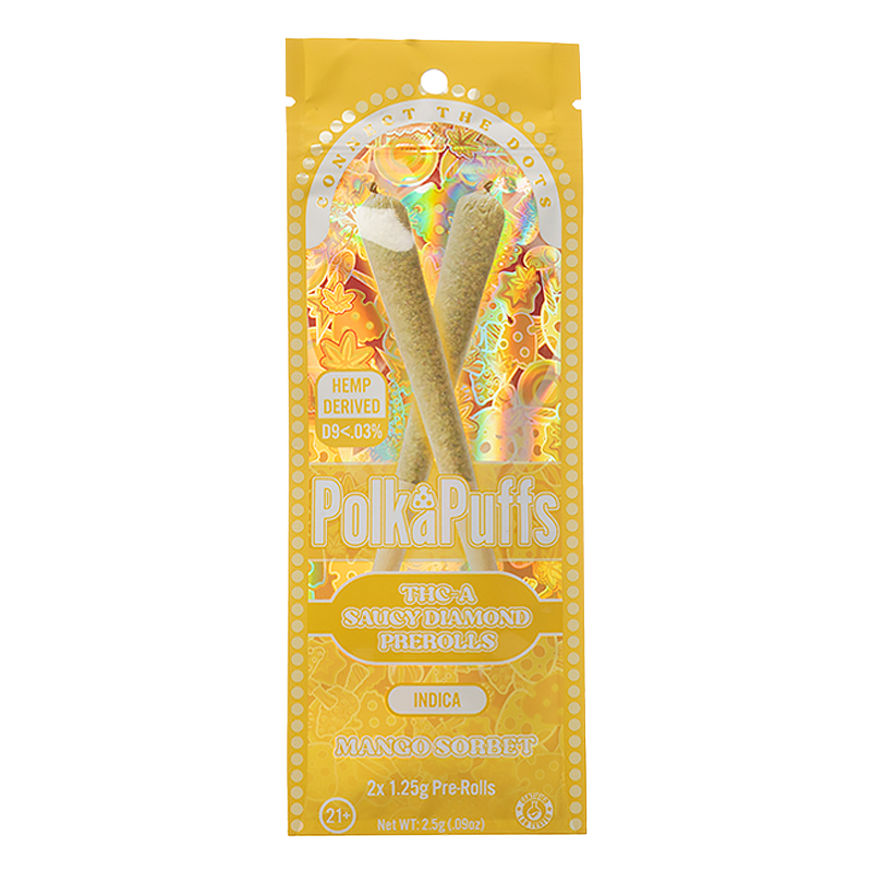 Polka Puff - THCA Saucy Diamond Pre-Rolls - 2.5g