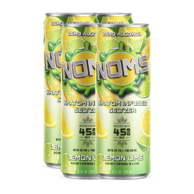 Nom’s Kratom Seltzer – 12oz Can