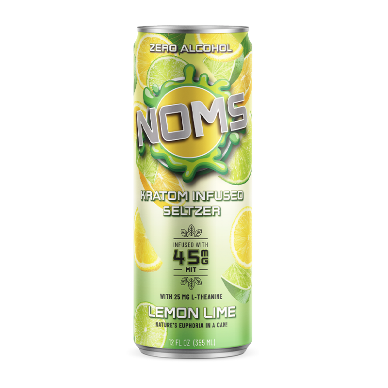 Nom’s Kratom Seltzer – 12oz Can