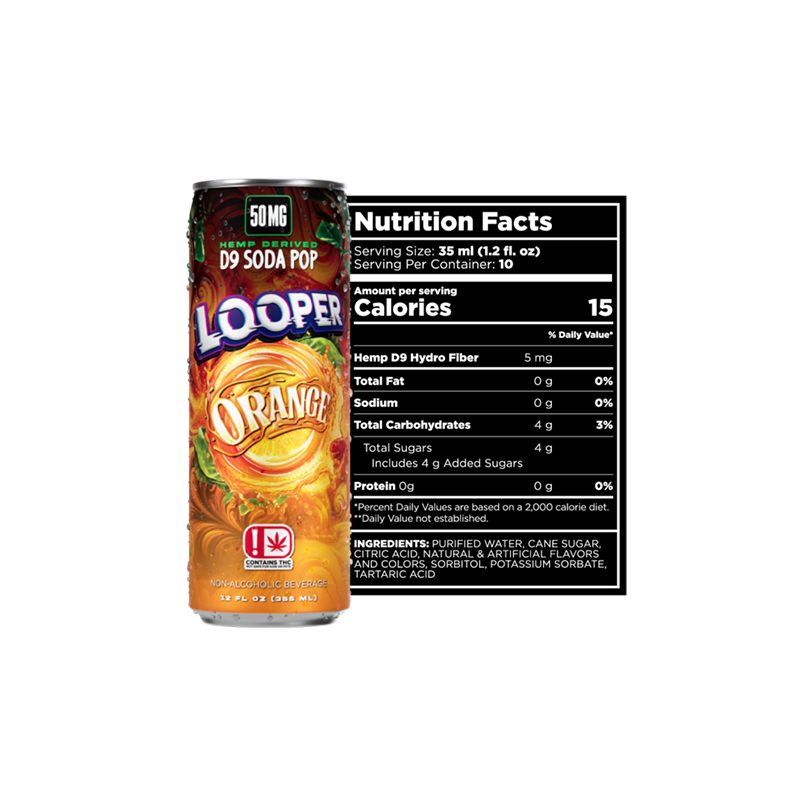 Looper - D9 50mg Soda Pop - 12oz