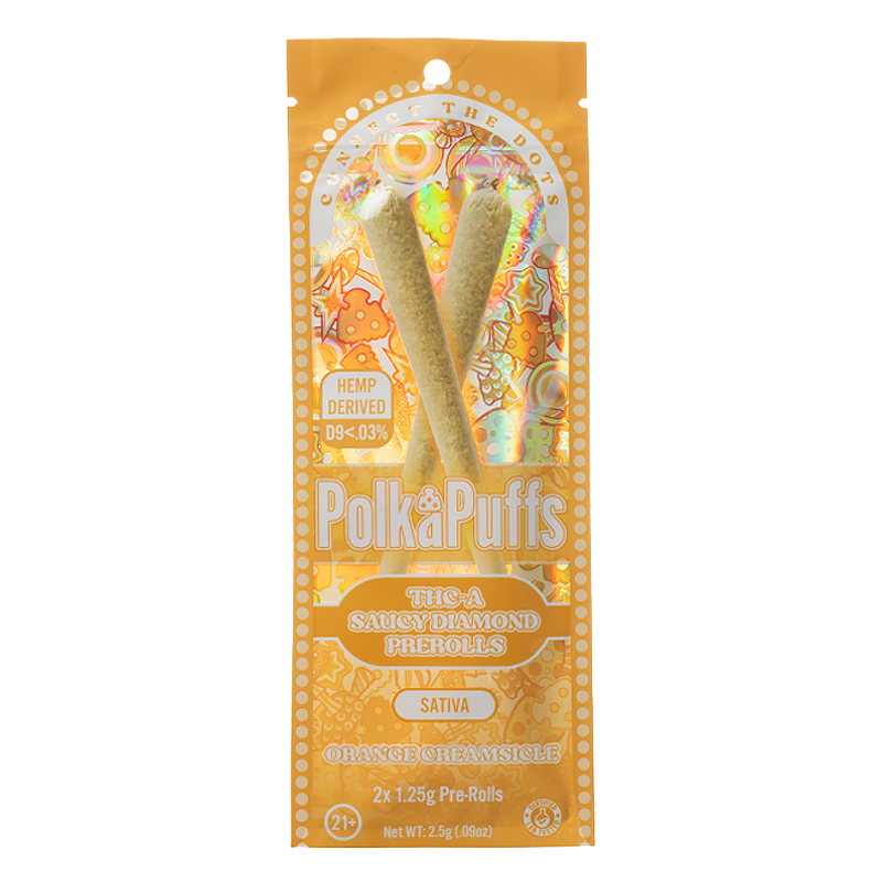 Polka Puff - THCA Saucy Diamond Pre-Rolls - 2.5g