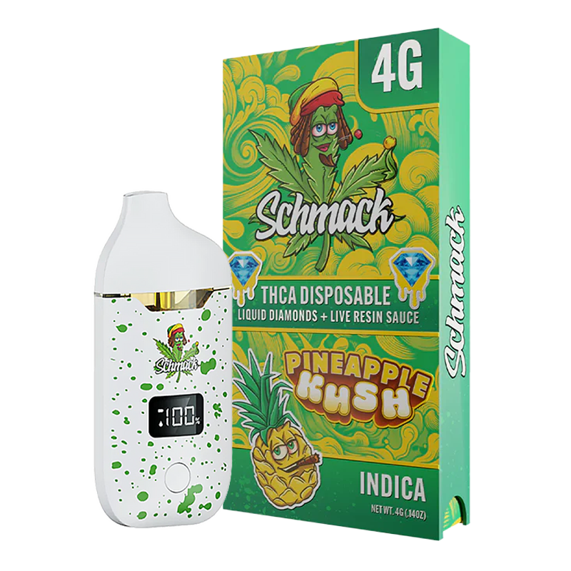Schmack - THCA Liquid Diamond + Live Resin Disposable - 4g