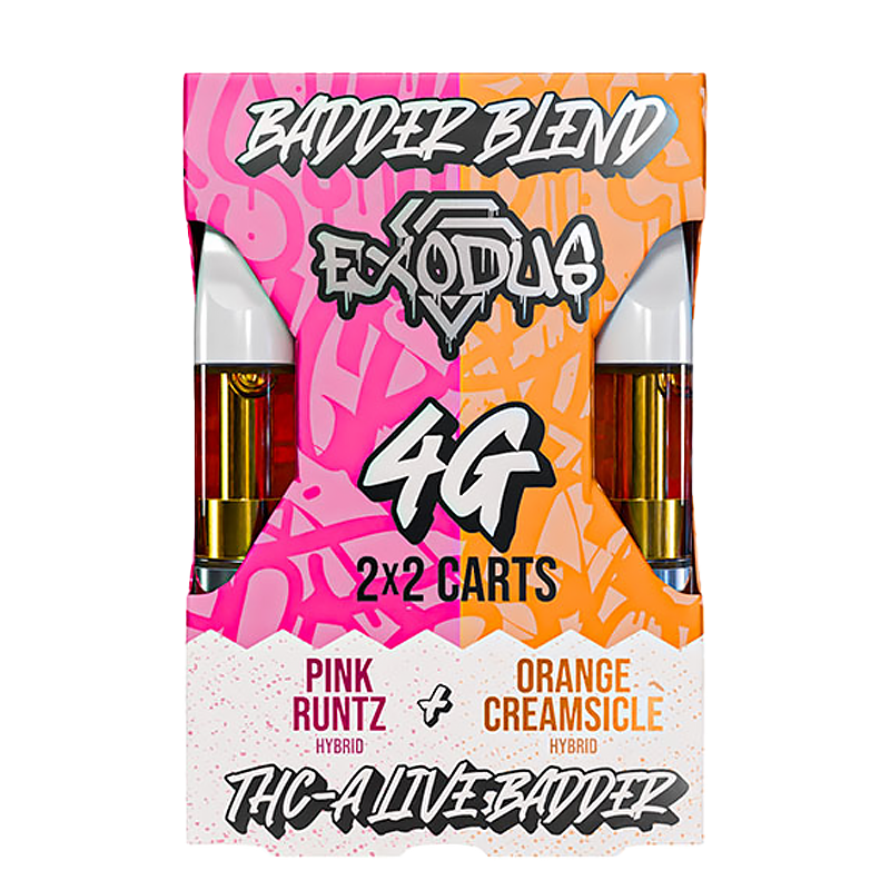 Exodus - THCA Duo Cartridges – HXY9 + Delta 8 Live Resin