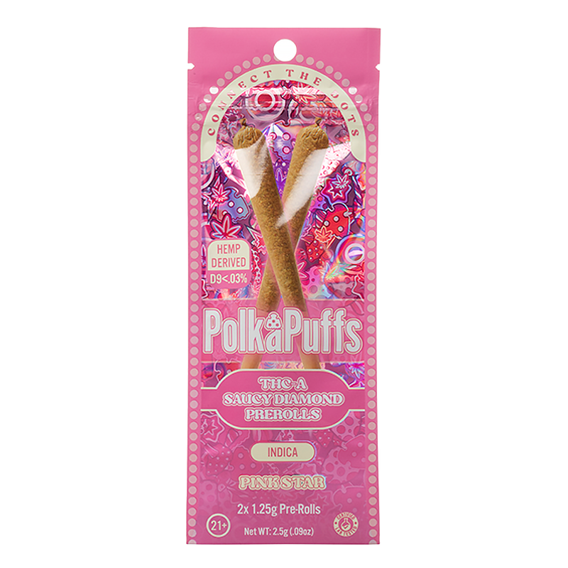 Polka Puff - THCA Saucy Diamond Pre-Rolls - 2.5g