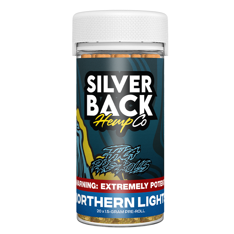 Silverback Hemp Co - THCA - Pre-Rolls (Jumbo Jar) - 20ct - Northern Lights