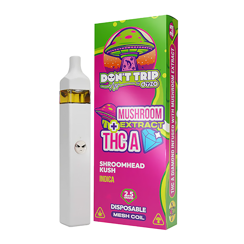 Dozo - Don’t Trip - Mushroom Extract + THCA - Disposable - 2.5g