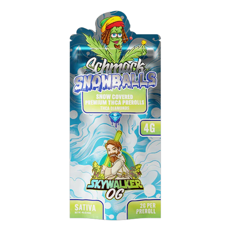 Schmack - Snowballs THCA Diamond Pre-Rolls - 2x2g