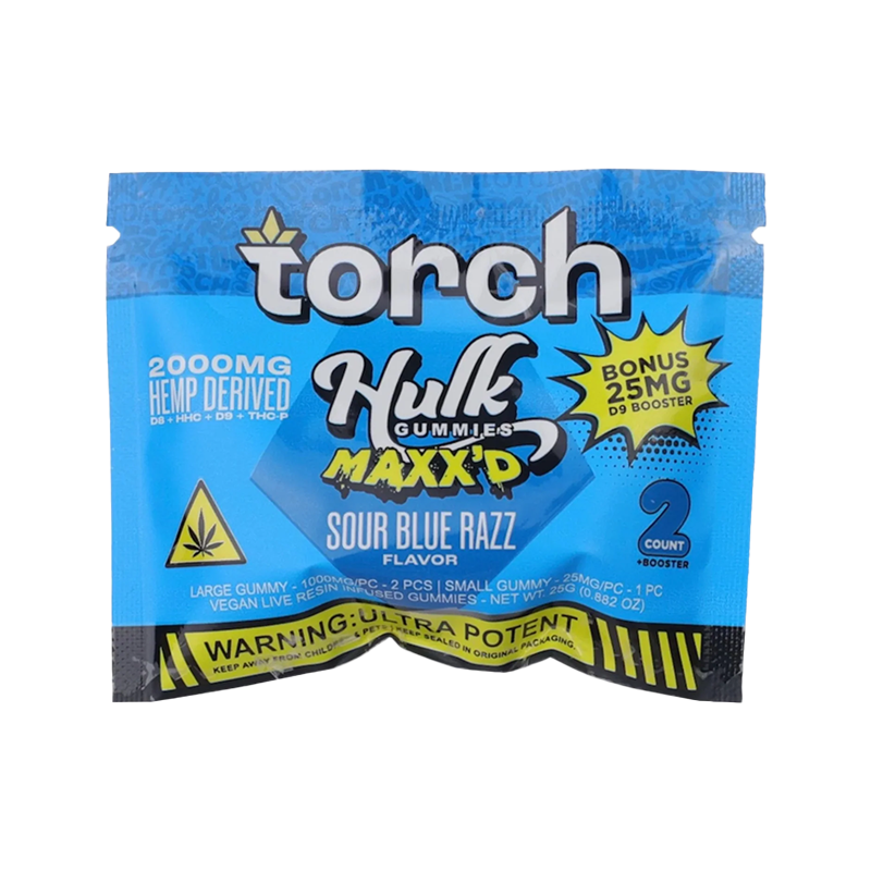 Torch - Hulk MAXX'D - Gummies 2000mg - 2ct