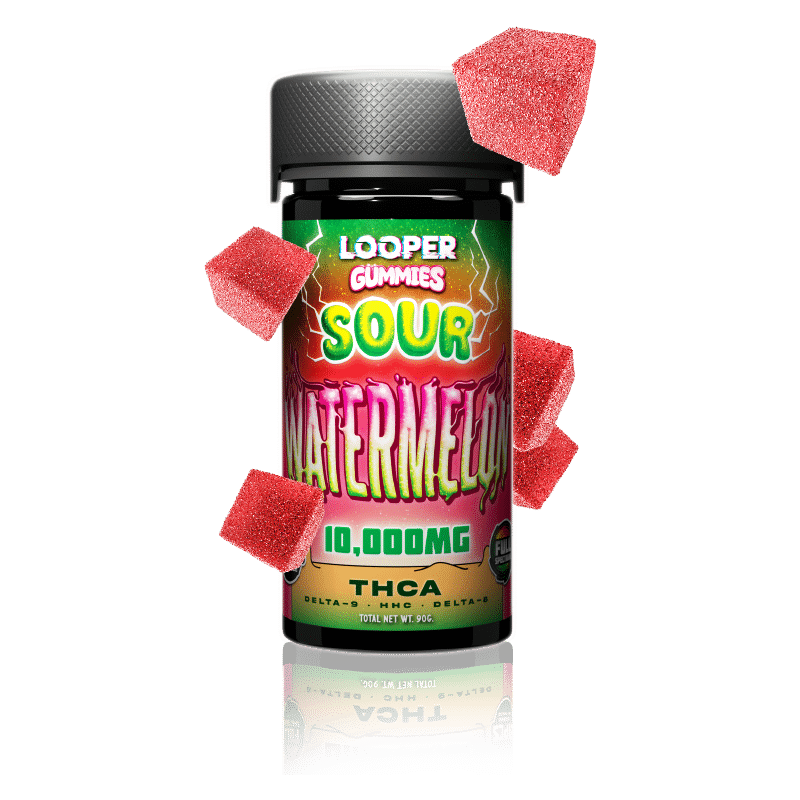 Looper - THCA Live Badder SOUR Gummies - 10000mg