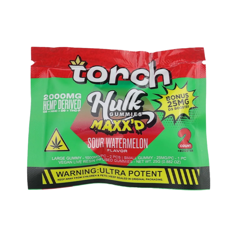 Torch - Hulk MAXX'D - Gummies 2000mg - 2ct